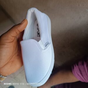 sport white shoe