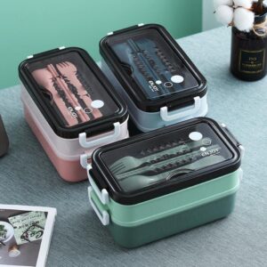 Double layers lunch box
