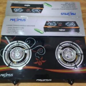 Gas stove glass top