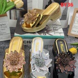 Wedge slippers