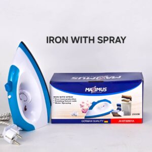 Iron with spray